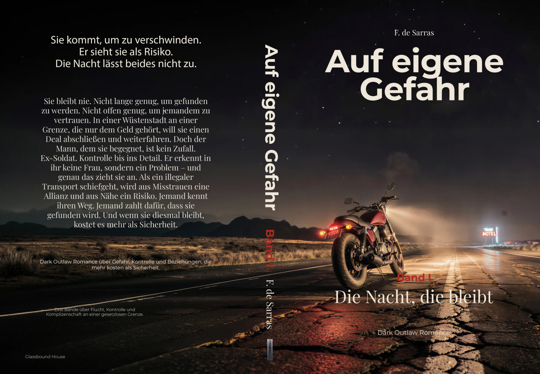 Vollständiger Druckumschlag: Die Nacht, die bleibt