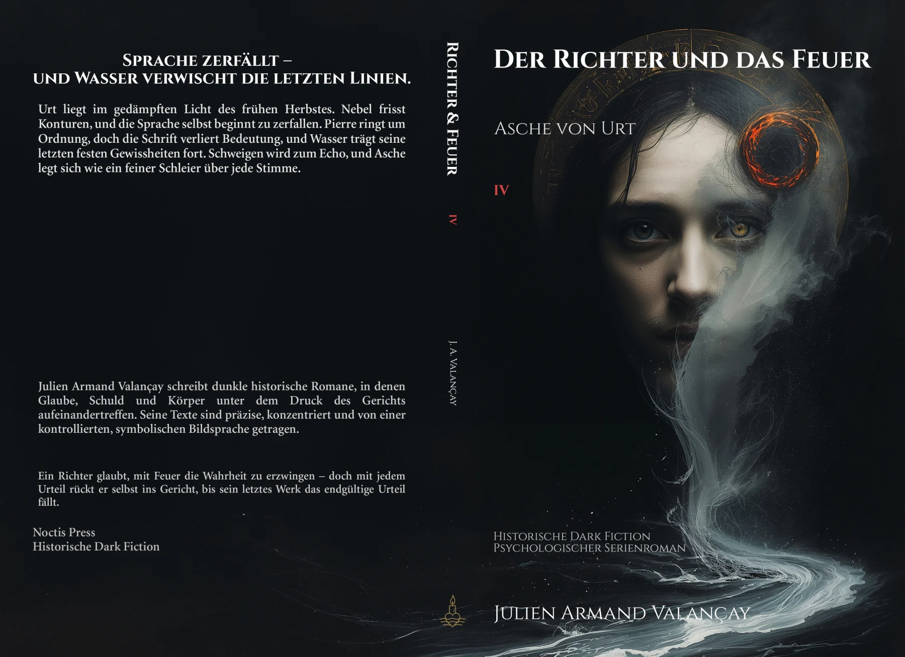 Vollständiger Druckumschlag: Asche von Urt