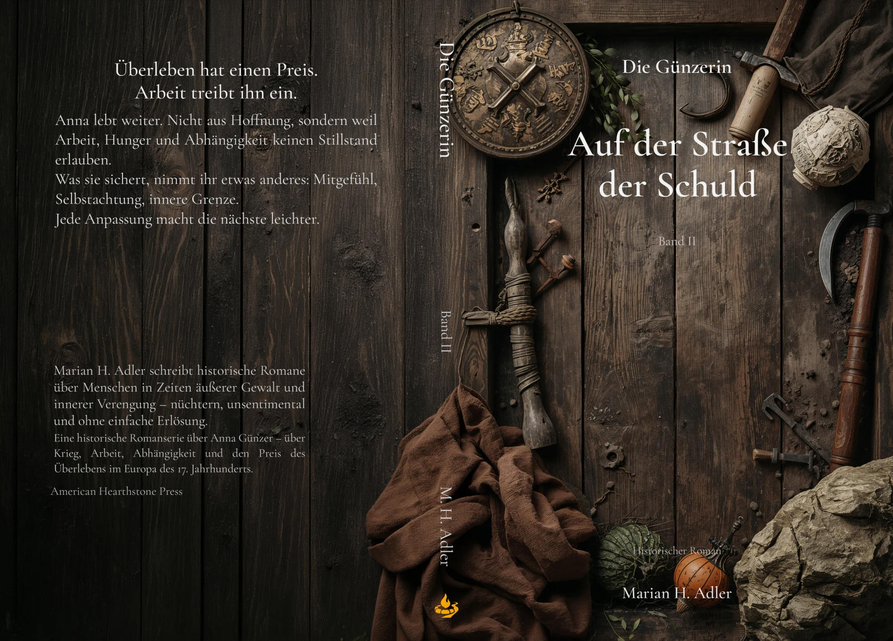 Vollständiger Druckumschlag: Auf der Straße der Schuld