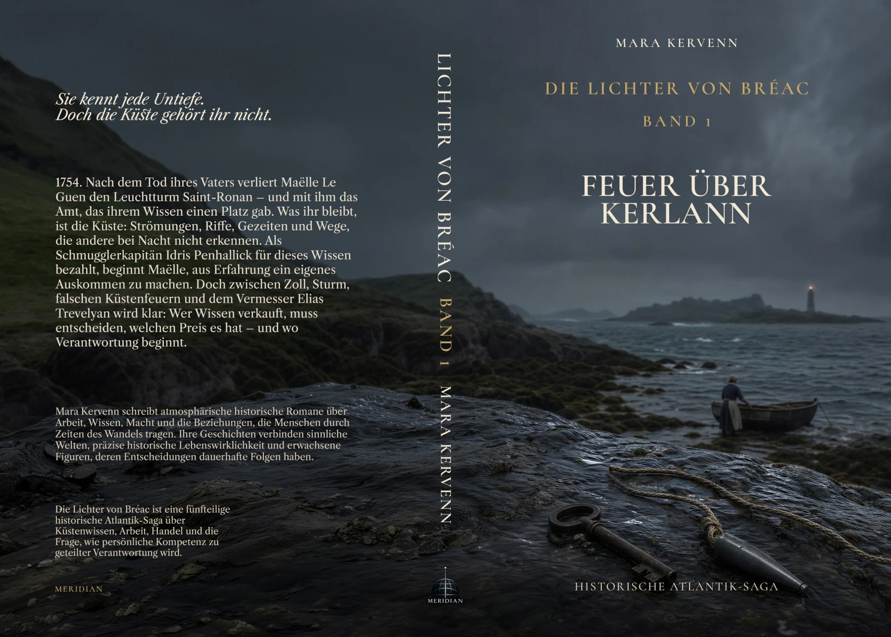 Vollständiger Druckumschlag: Feuer über Kerlann