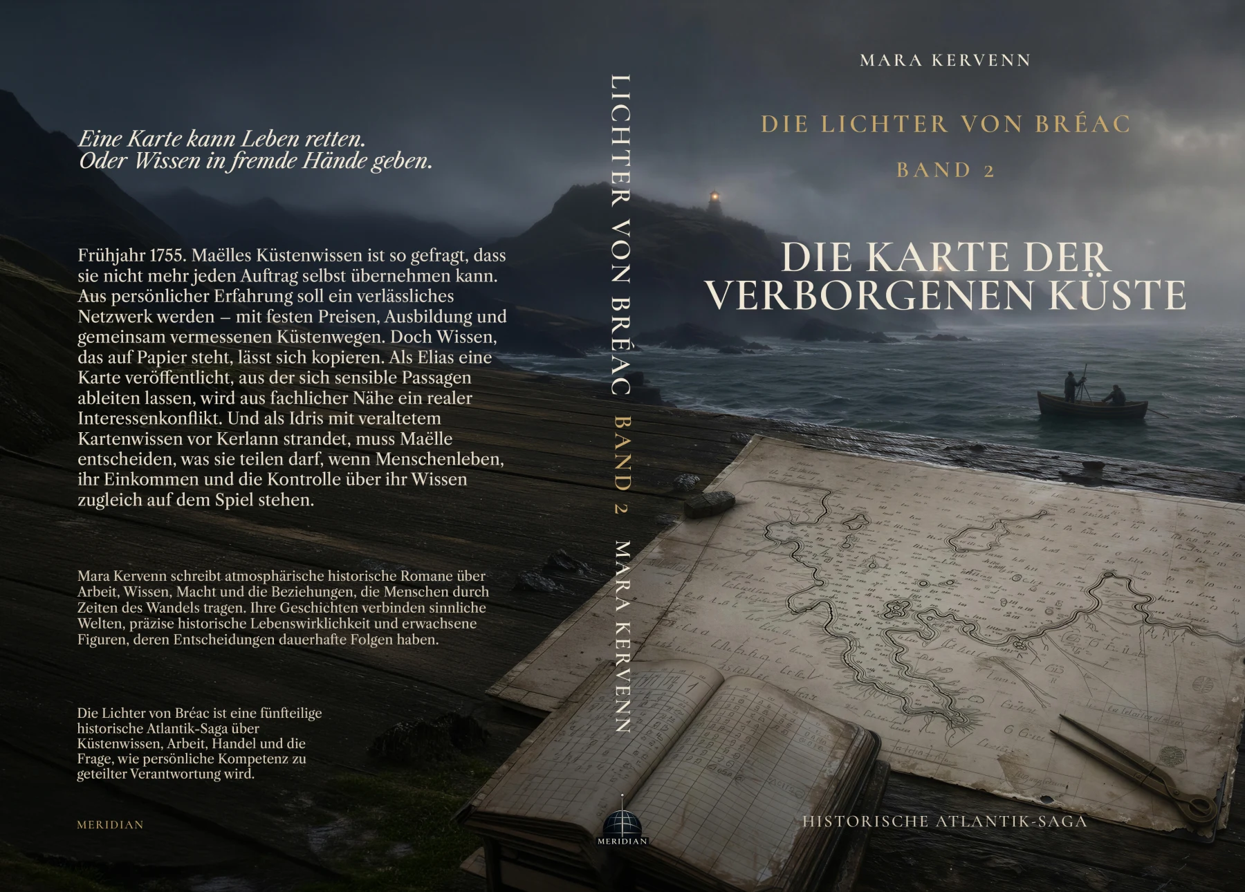 Vollständiger Druckumschlag: Die Karte der verborgenen Küste