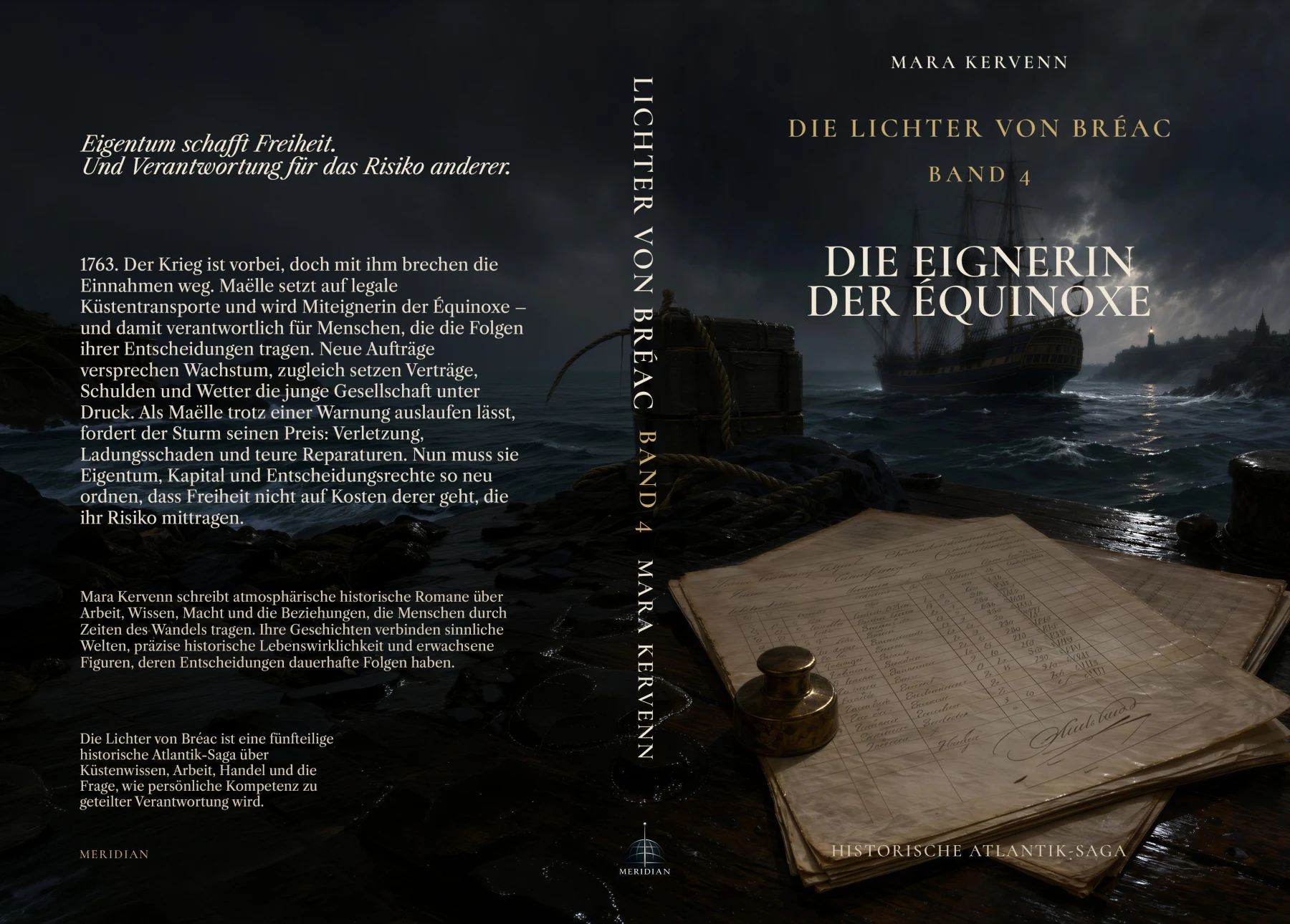 Vollständiger Druckumschlag: Die Eignerin der Équinoxe