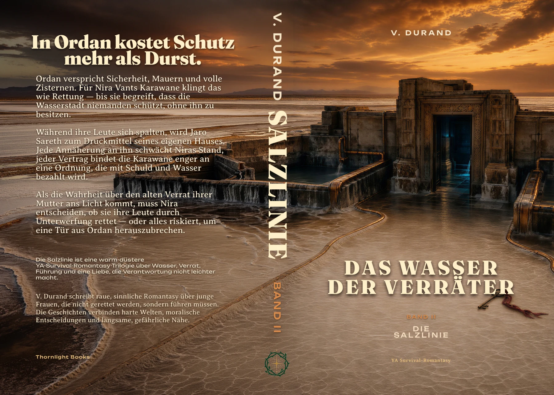 Vollständiger Druckumschlag: Das Wasser der Verräter