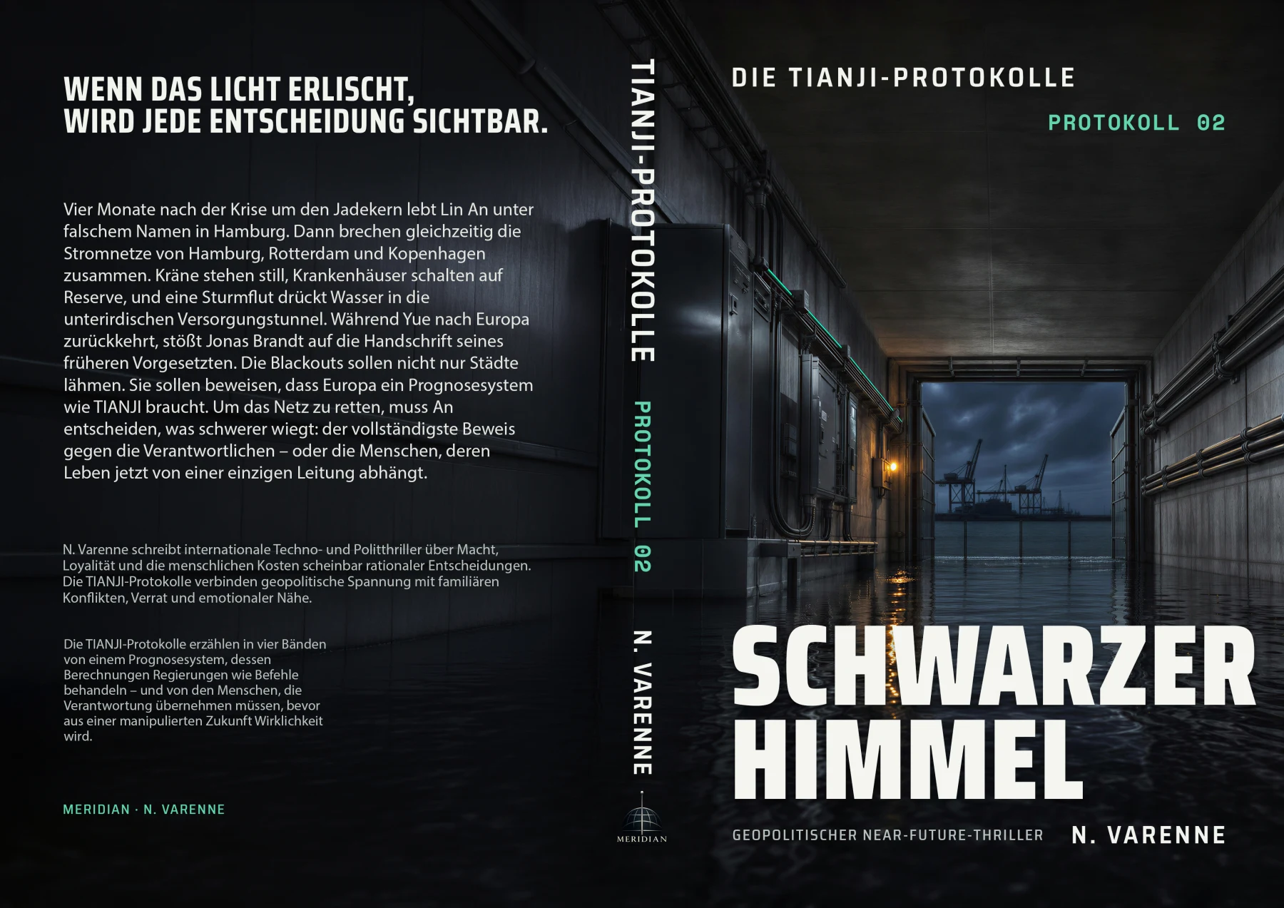 Vollständiger Druckumschlag: Schwarzer Himmel