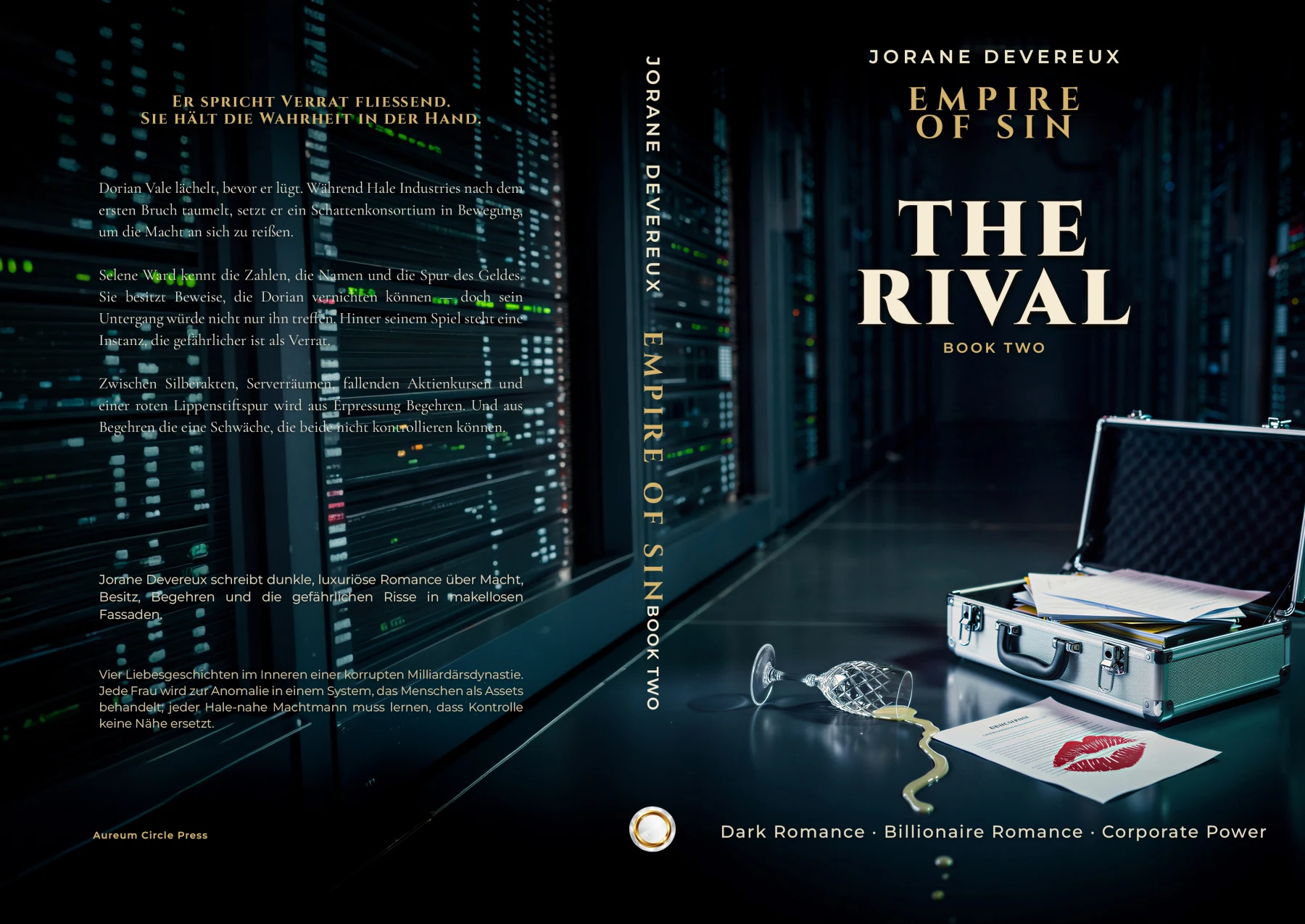 Vollständiger Druckumschlag: THE RIVAL