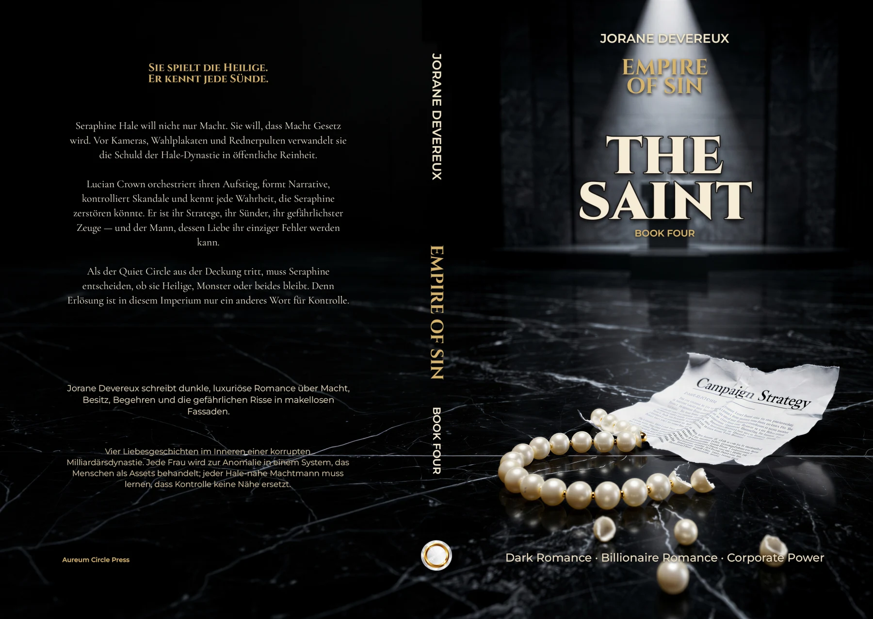Vollständiger Druckumschlag: THE SAINT