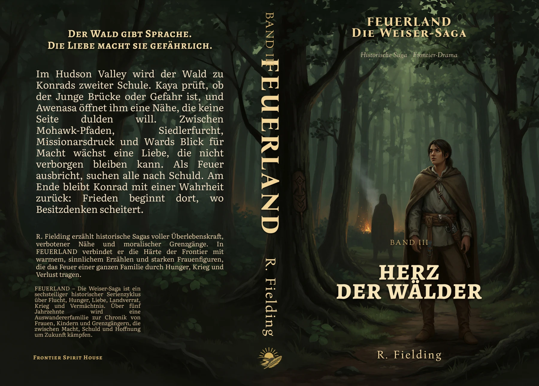 Vollständiger Druckumschlag: Herz der Wälder