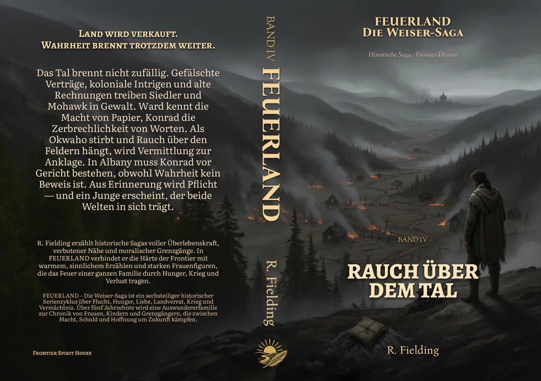 Vollständiger Druckumschlag: Rauch über dem Tal