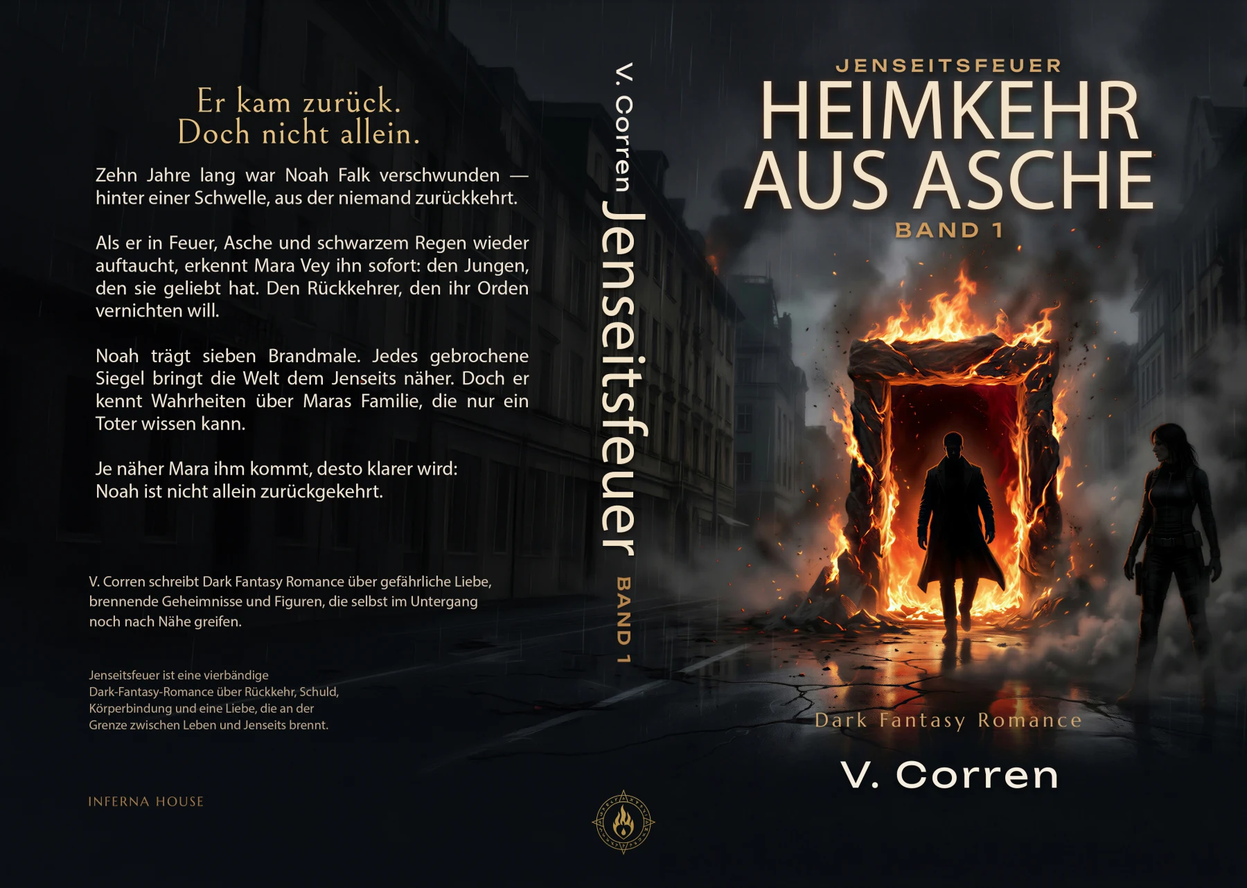 Vollständiger Druckumschlag: Heimkehr aus Asche