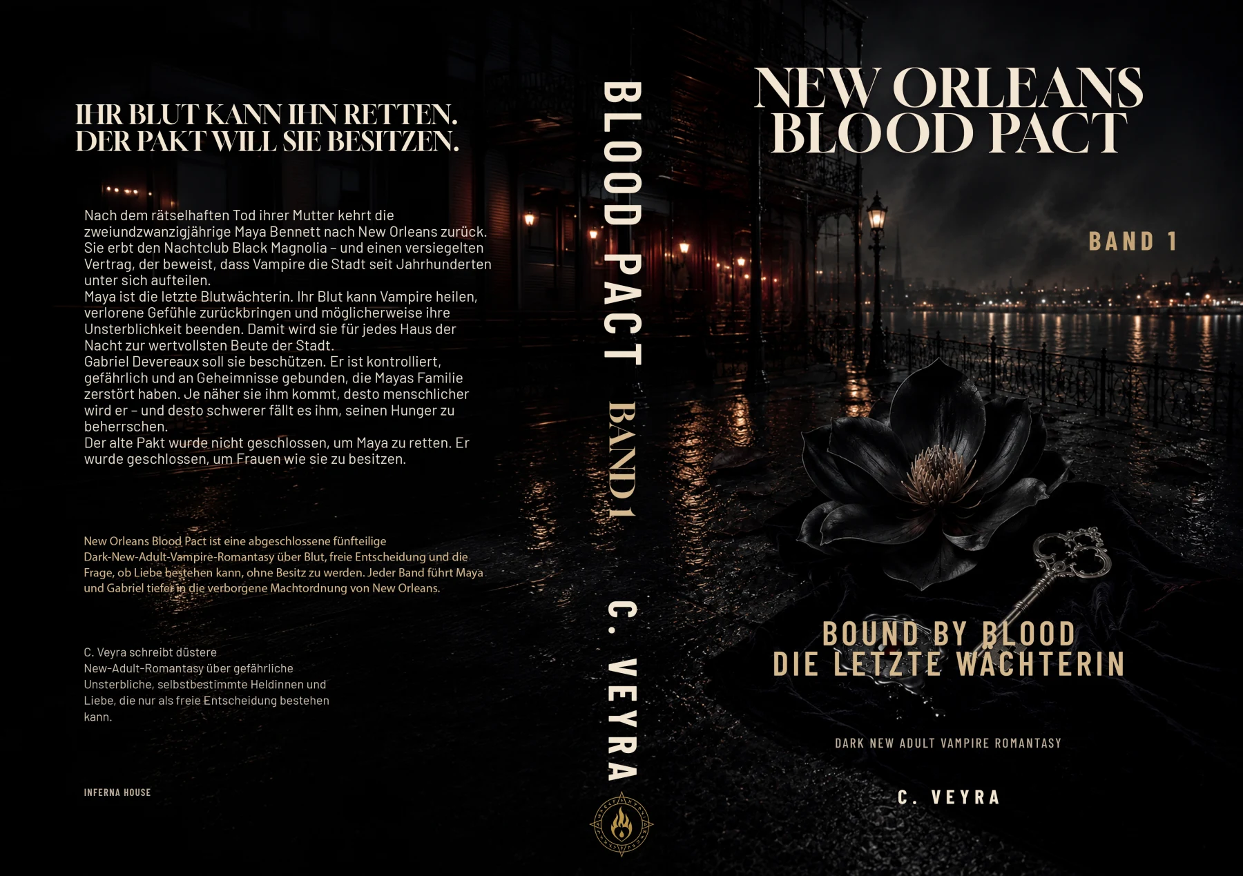Vollständiger Druckumschlag: Bound by Blood – Die letzte Wächterin