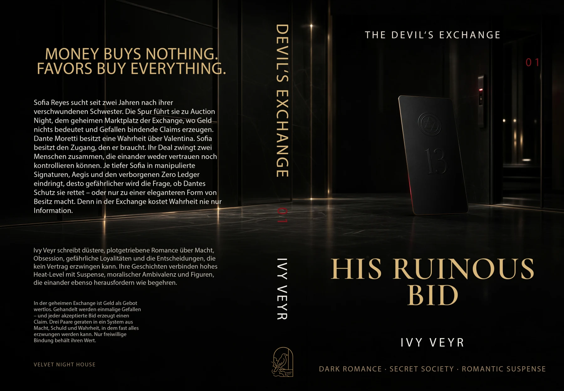 Vollständiger Druckumschlag: His Ruinous Bid