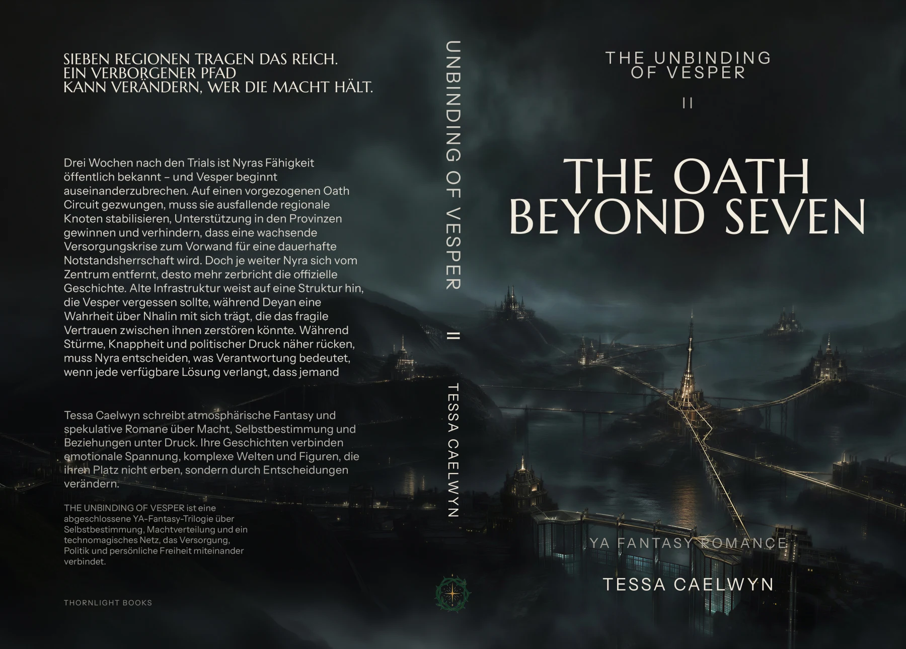 Vollständiger Druckumschlag: THE OATH BEYOND SEVEN