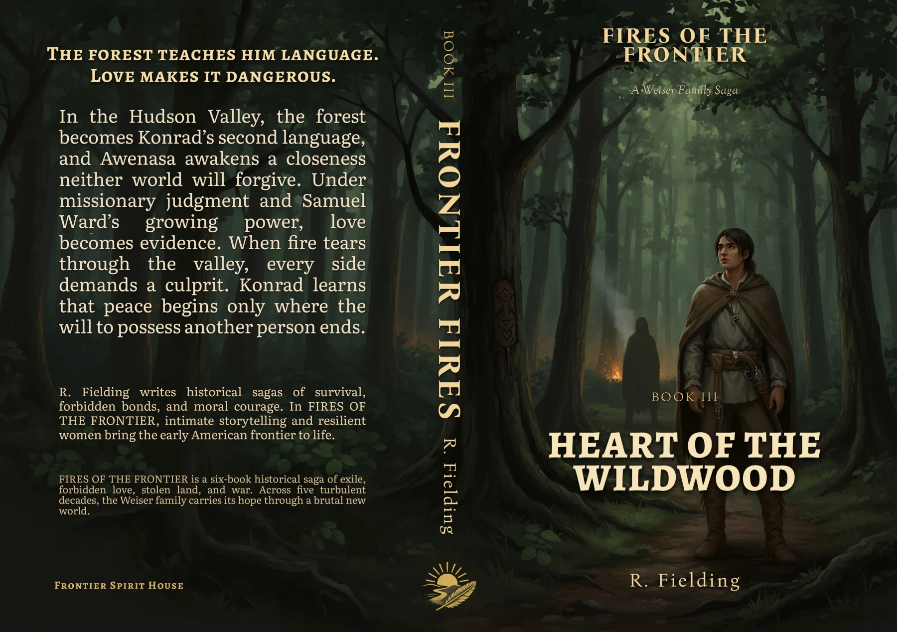 Full paperback cover: Heart of the Wildwood